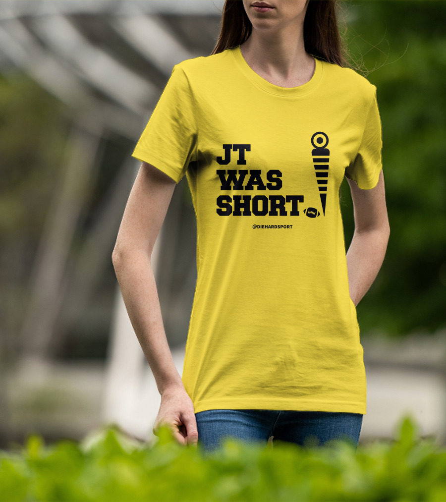 JT Was Short @DiehardSport Football Marker T-Shirt