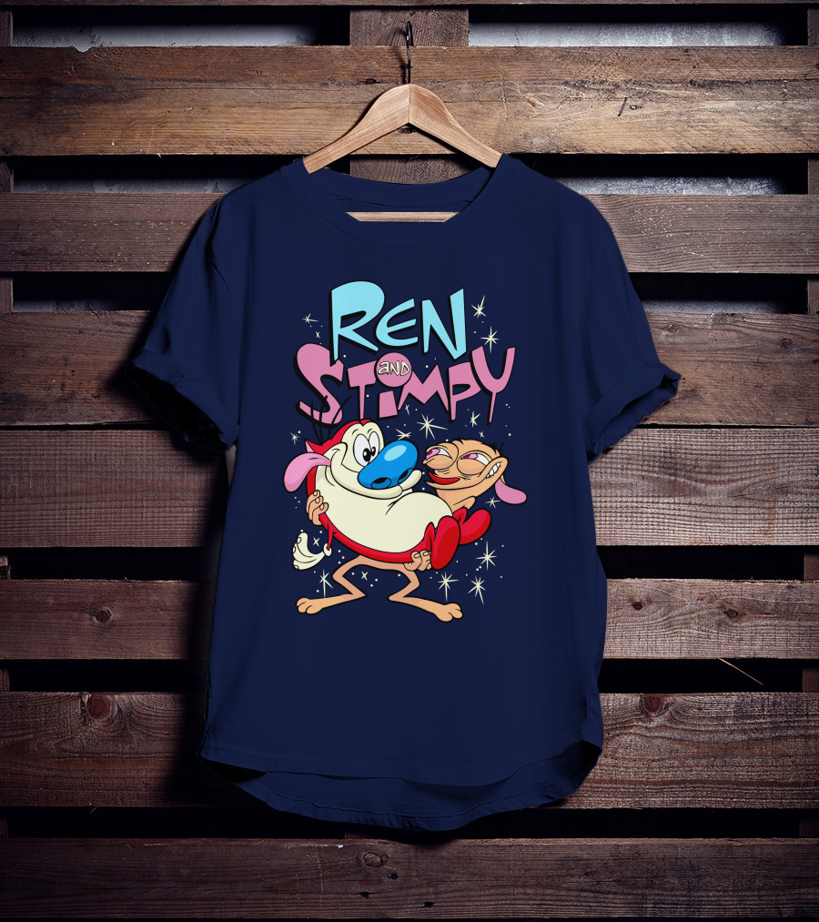 Ren And Stimpy Cartoon Nickelodeon Rugrat T-Shirt