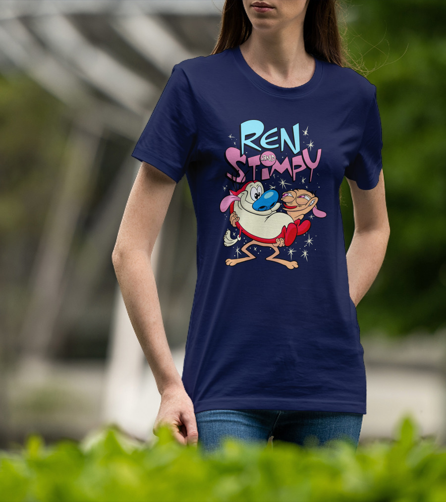 Ren And Stimpy Cartoon Nickelodeon Rugrat T-Shirt