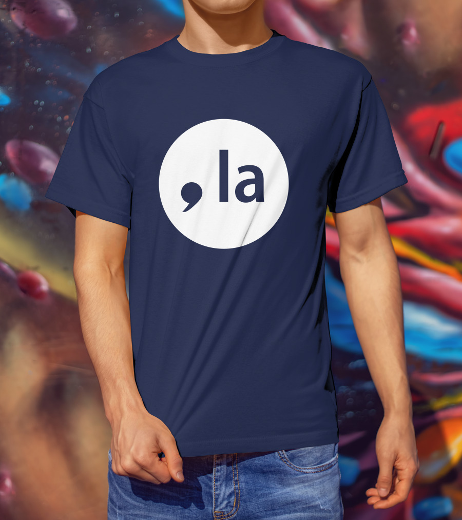 Comma La Elzey Quirky Text T-Shirt
