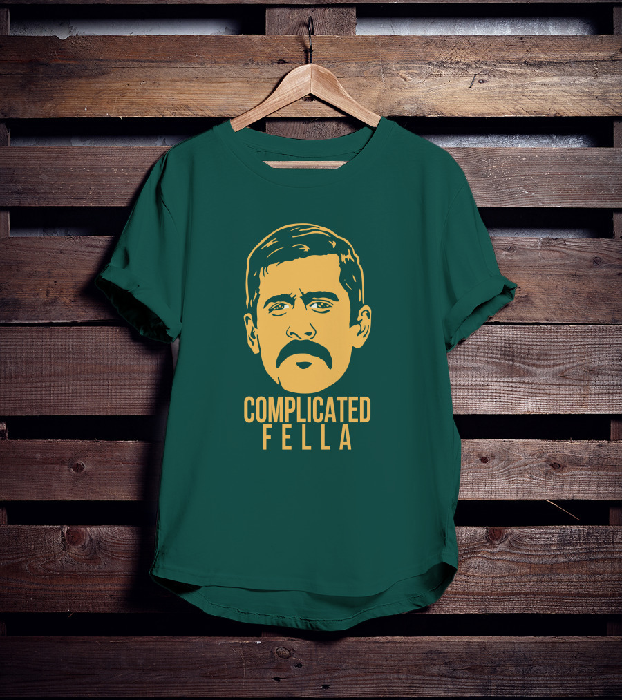 Cheeseheadtv Go Pack Go Complicated Fella Keefersport Packers Aaron Rodgers T-Shirt