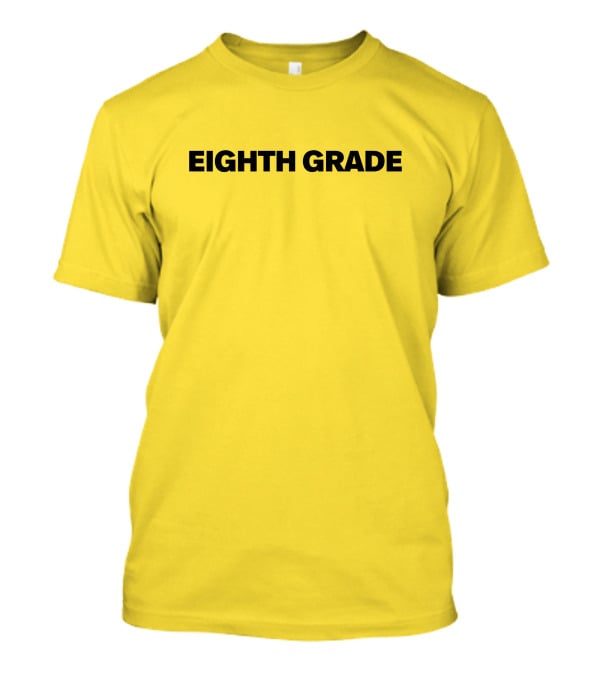 Eighth Grade Movie By Bo Burnham Yellow Background T-Shirt