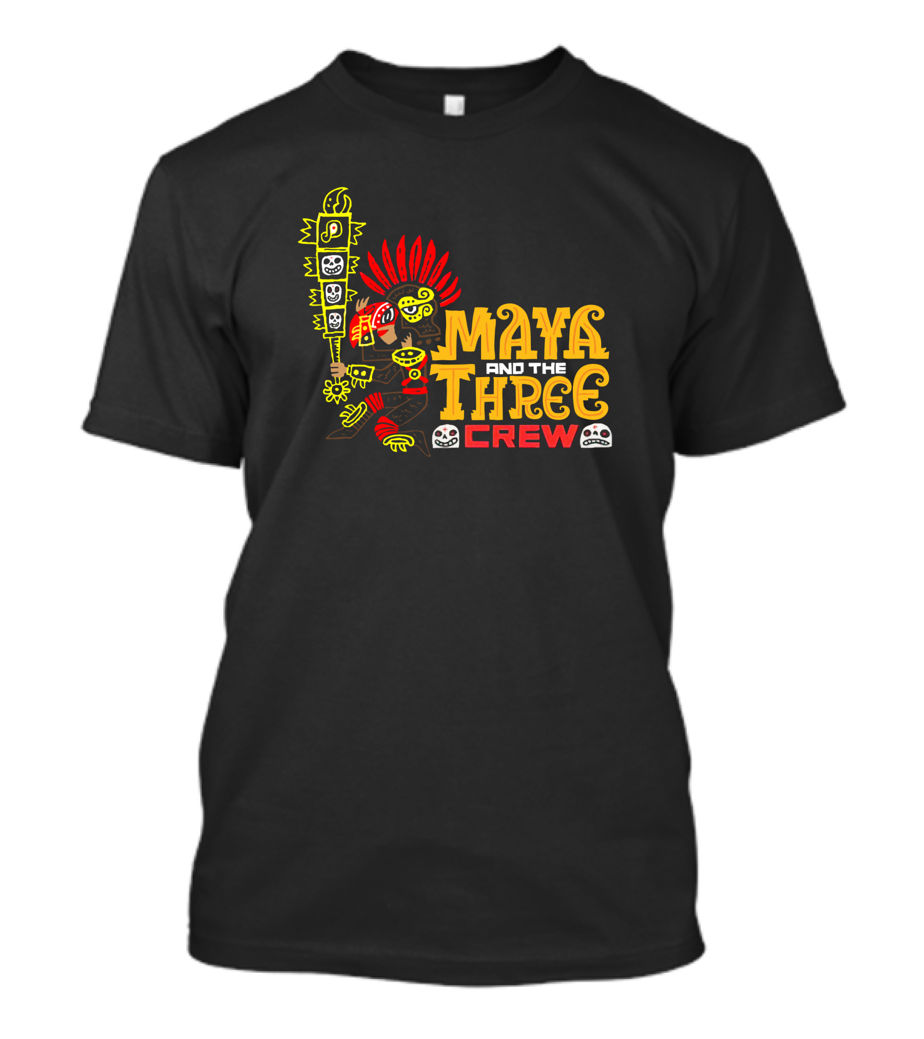 Maya And The Three Crew Jorge R Gutierrez Iconic Warrior T-Shirt