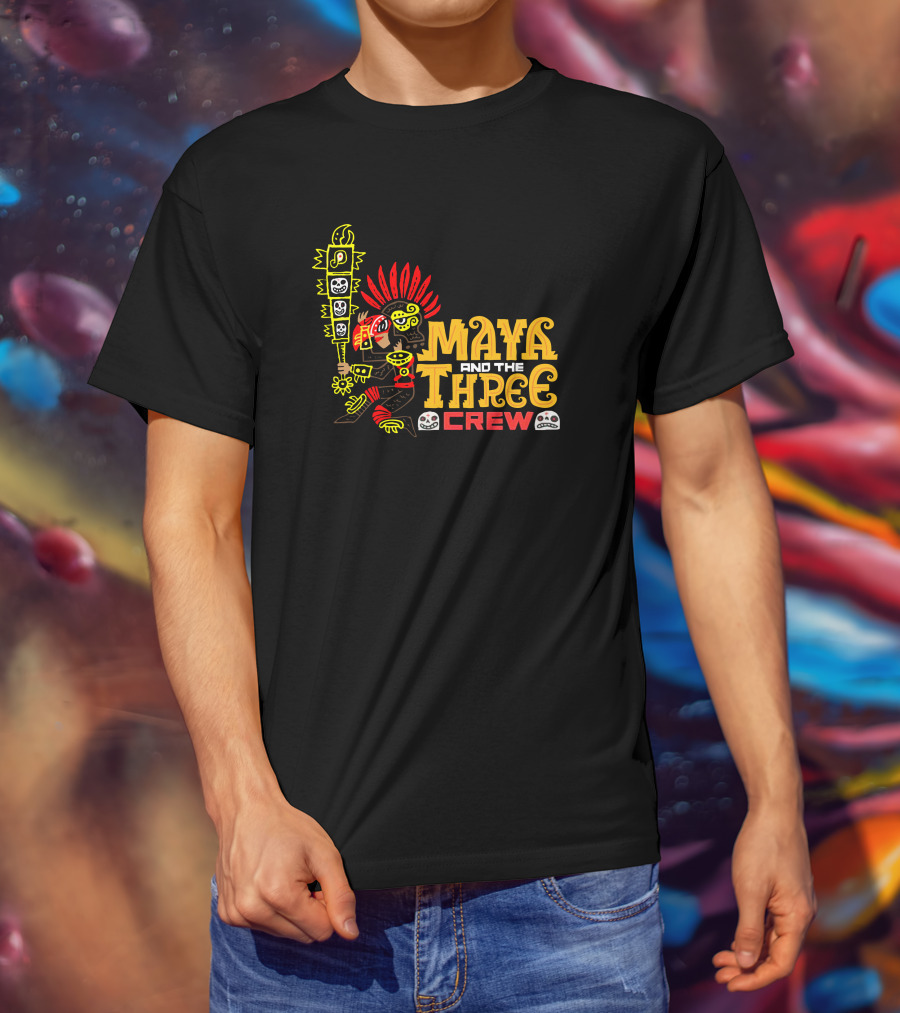 Maya And The Three Crew Jorge R Gutierrez Iconic Warrior T-Shirt