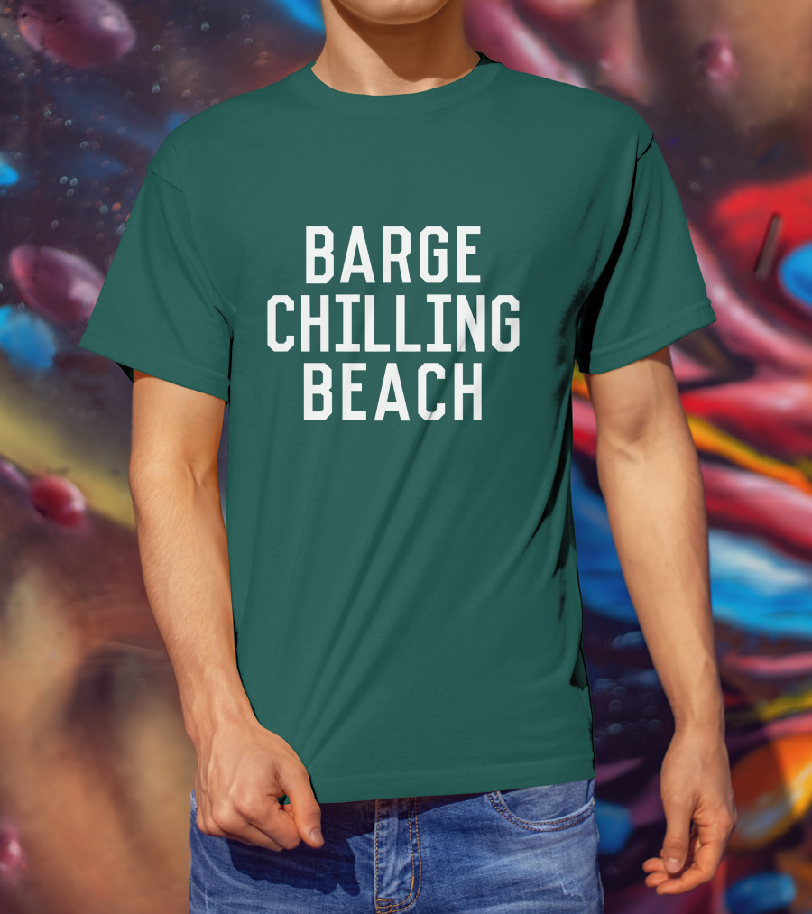 Barge Chilling Beach English Bay Vancouver Park BC Is Awesome T-Shirt