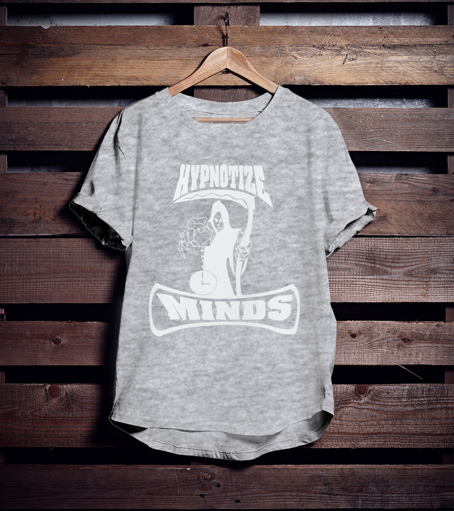 Three 6 Mafia Hypnotize Minds Grim Reaper Clock T-Shirt