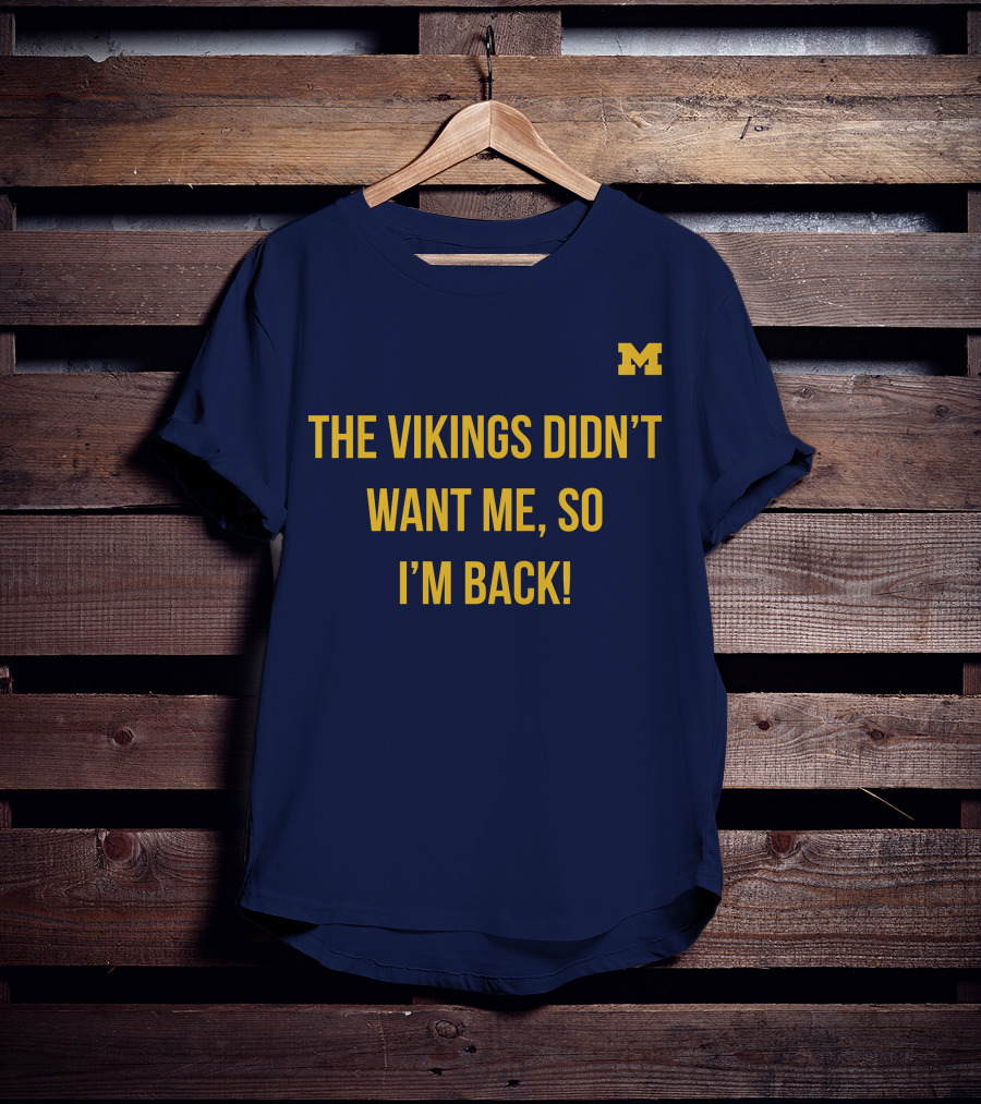 Spartans Jimbo The Vikings Didn't Want Me So I'm Back M T-Shirt