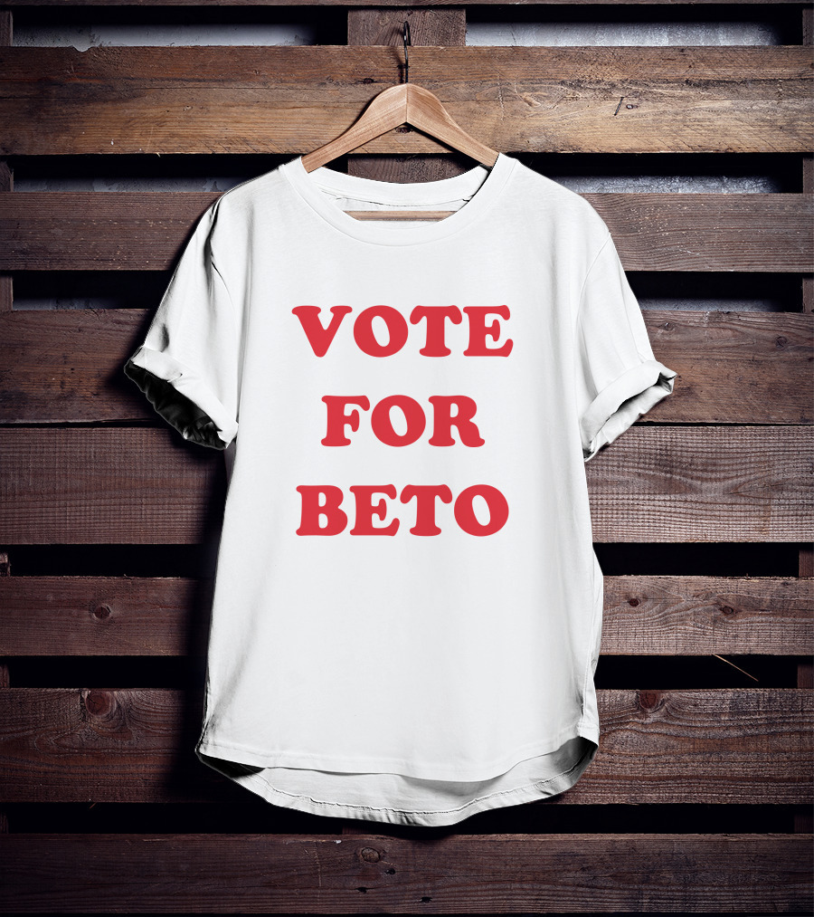 Vote For Beto O'Rourke Texas Ringer T-Shirt