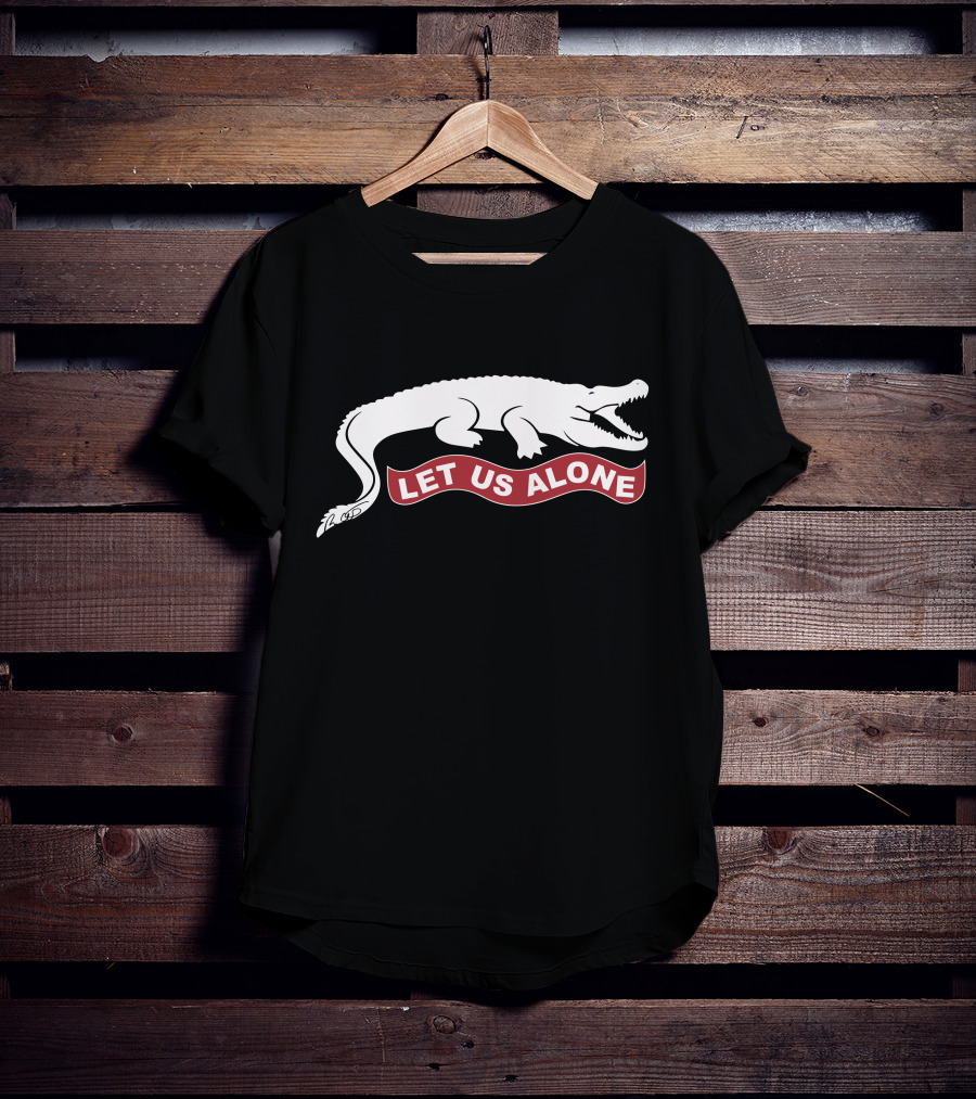 Ron DeSantis Let Us Alone Crocodile Emblem T-Shirt