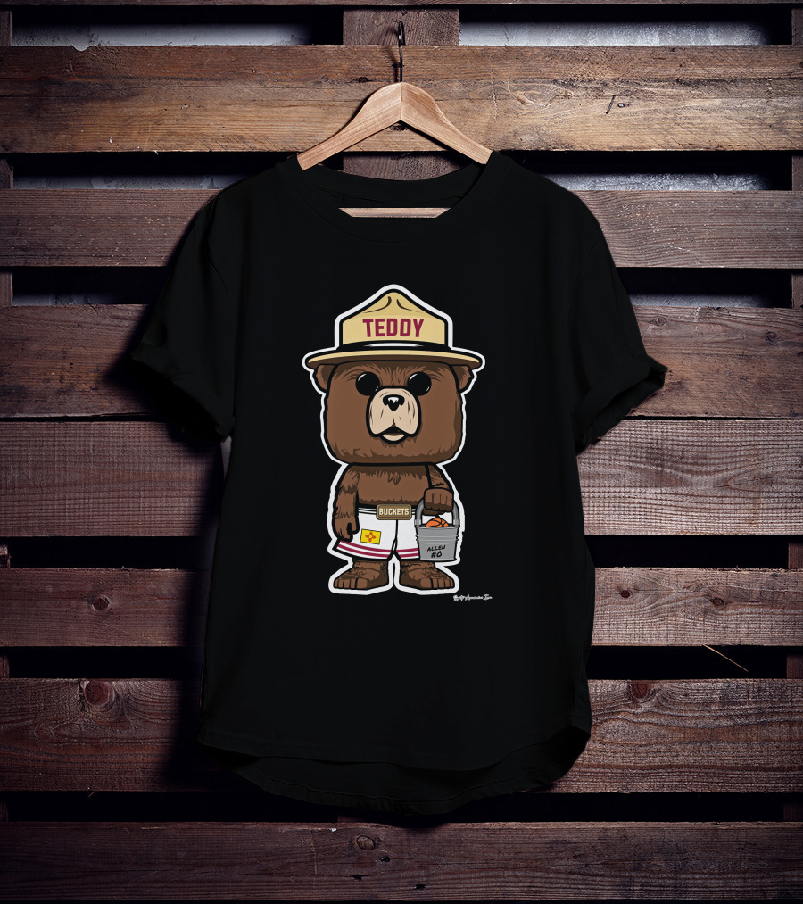 Brian Cox Teddy Buckets Allen Sports Accessories Las Cruces Aggie T-Shirt