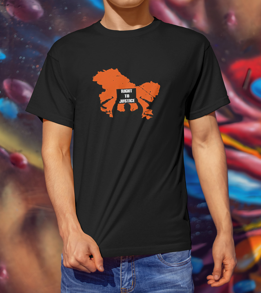 Vivek Ranjan Agnihotri Right To Justice Genocide Akshay Dhanak Kashmir Map T-Shirt