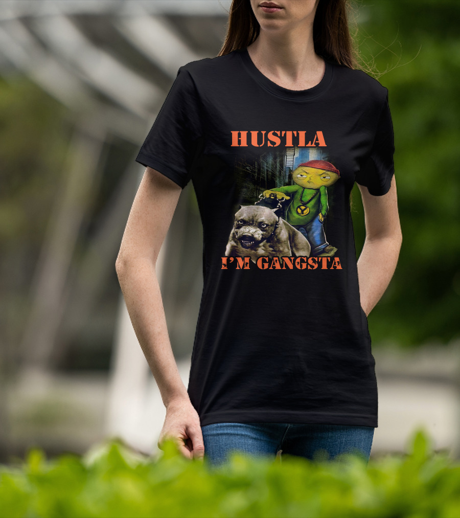 Hustla I'm Gangsta Vintage 90's Stewie MikeDiva T-Shirt