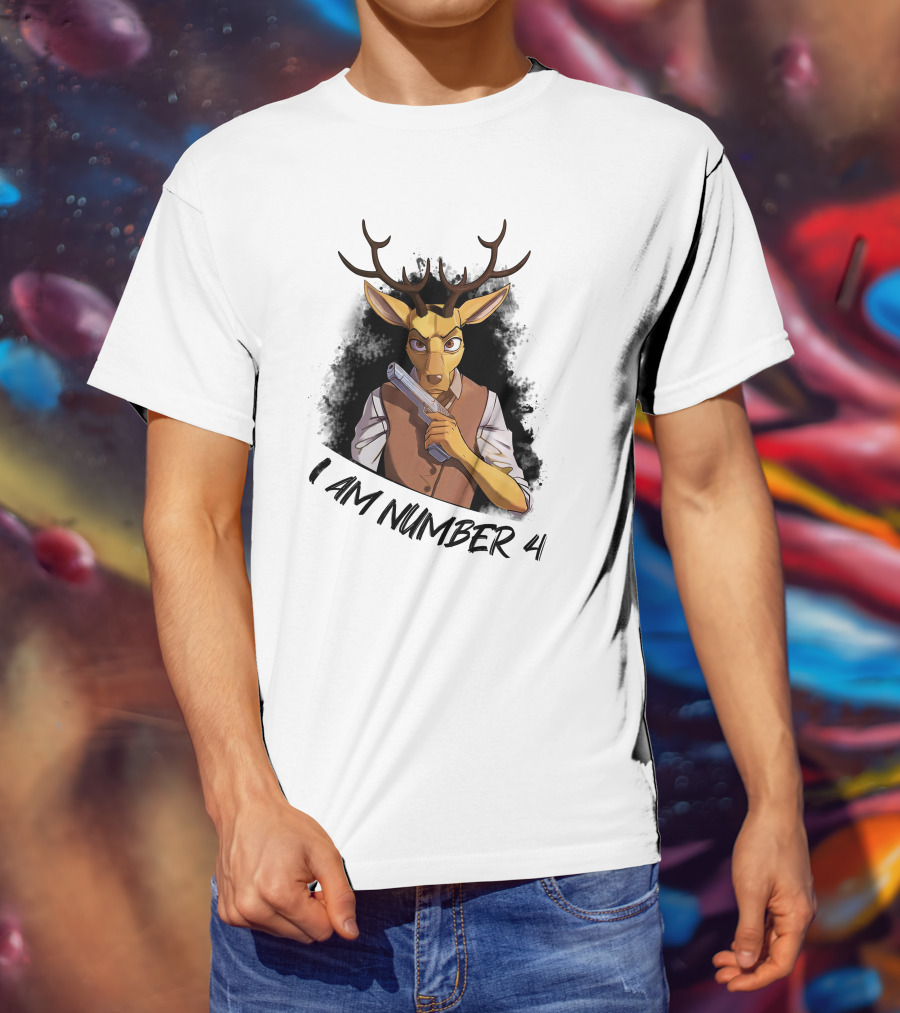 I Am Number 4 Deer Beastars Louis Luisthefoxxo T-Shirt