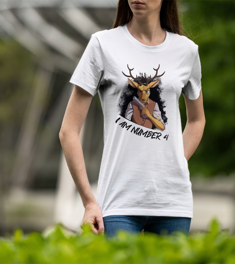 I Am Number 4 Deer Beastars Louis Luisthefoxxo T-Shirt