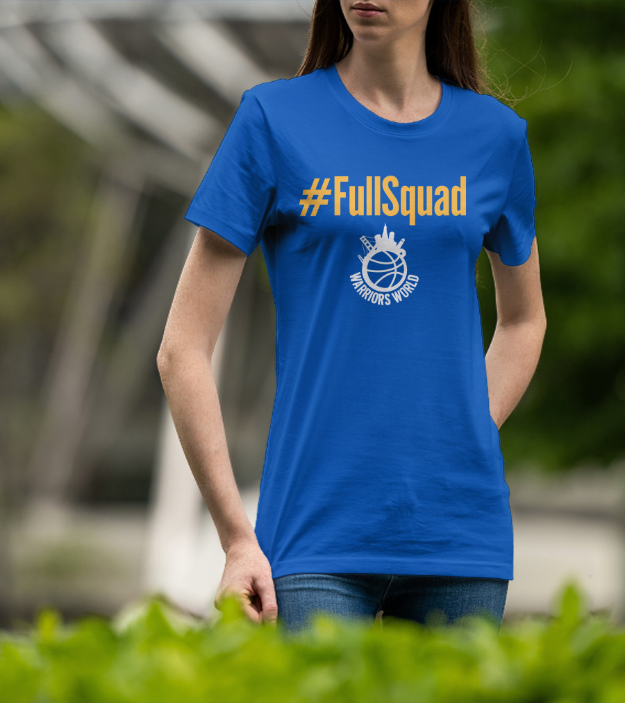 FullSquad Warriors World Basketball Skyline T-Shirt