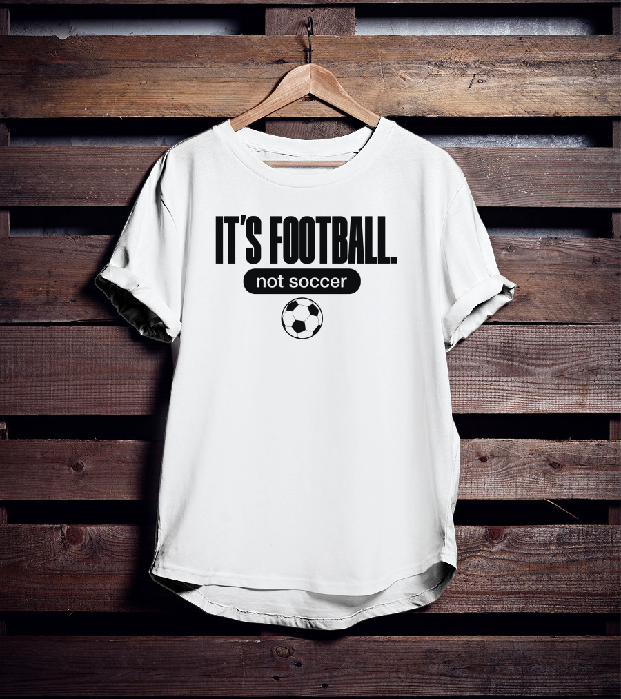 It's Football Not Soccer NBA 2K Uki Soccer Ball T-Shirt
