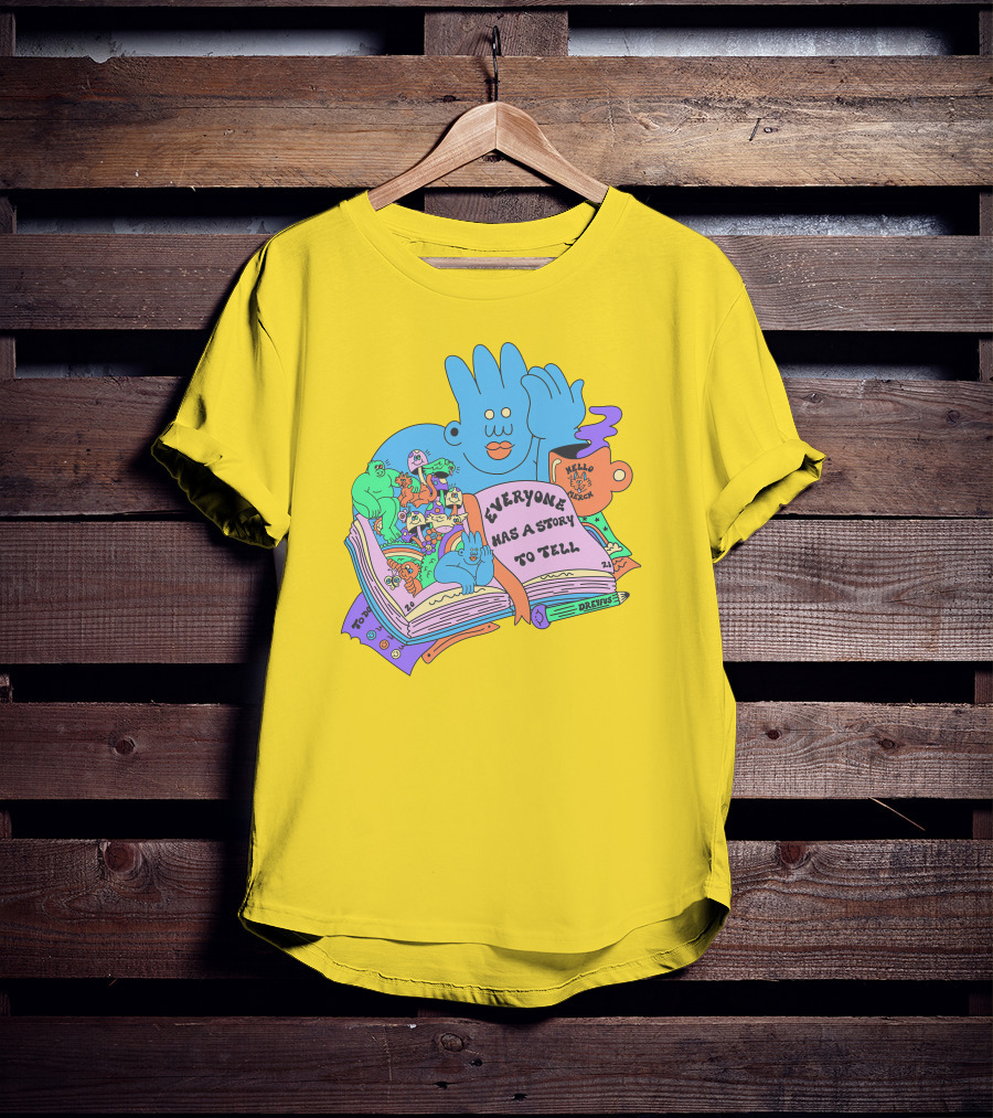Everyone Has A Story To Tell Hellomerch Dreyfus T-Shirt