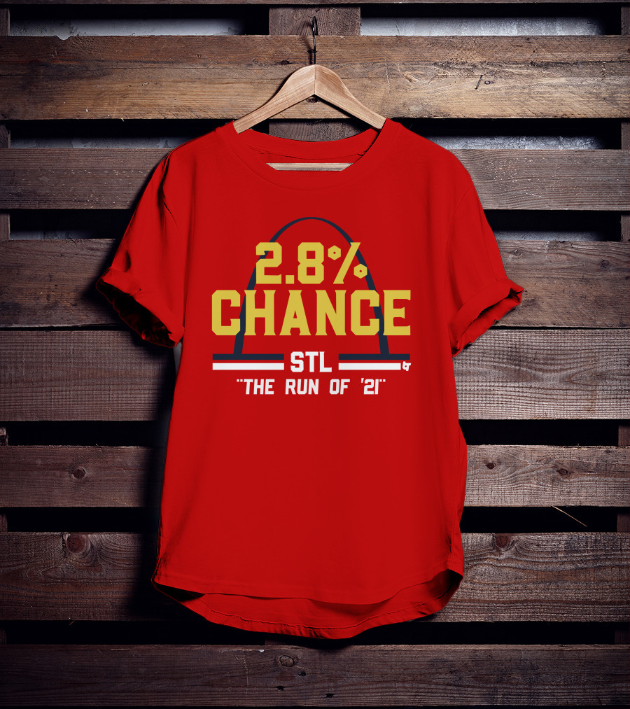 2.8% Chance STL The Run Of '21 T-Shirt