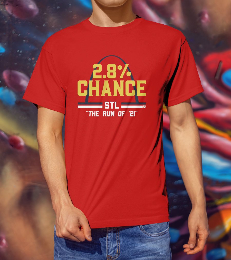 2.8% Chance STL The Run Of '21 T-Shirt