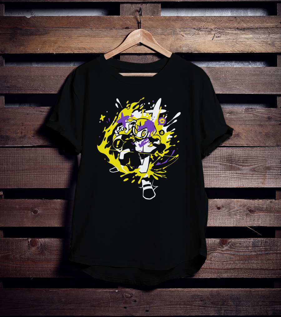 The Yetee Shop Squid 3 Vibrant Supernova Leslie T-Shirt