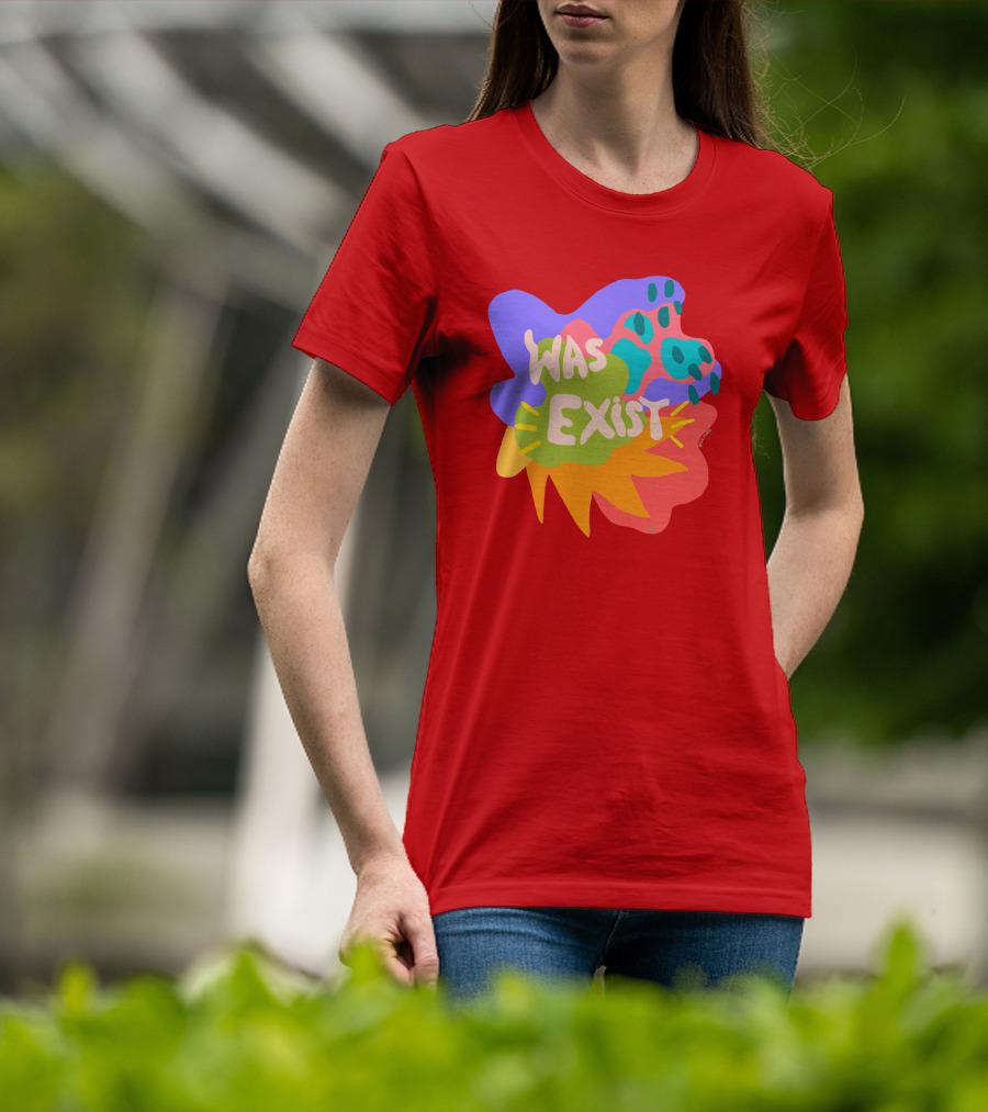Soleoado Leȯ Was Exist Was Exist Colorful Abstract T-Shirt