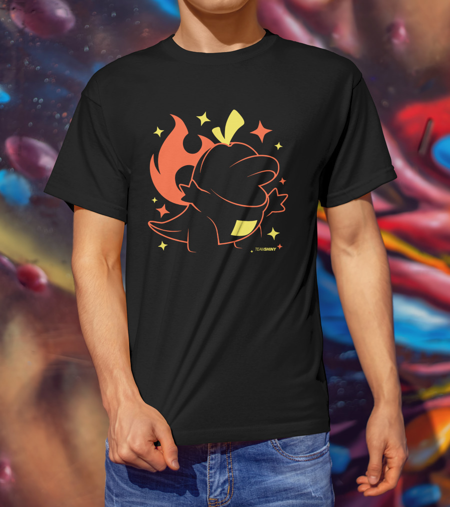 Fuecoco Team Shiny Fire Croc Merch Land Adrive Tk T-Shirt