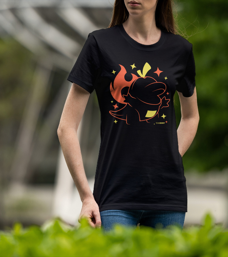 Fuecoco Team Shiny Fire Croc Merch Land Adrive Tk T-Shirt