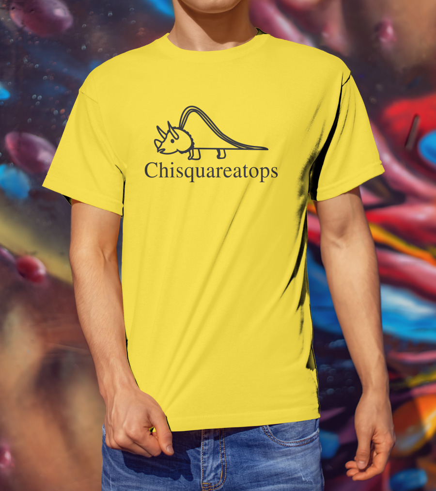 Kristen Fouss Cricut Chisquareatops Dinosaur T-Shirt