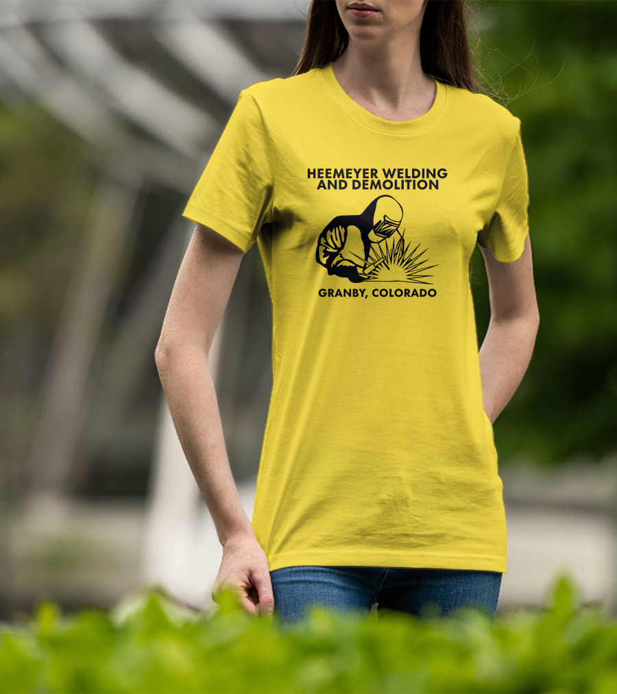 Heemeyer Welding And Demolition Granby Colorado Iconic Welder T-Shirt