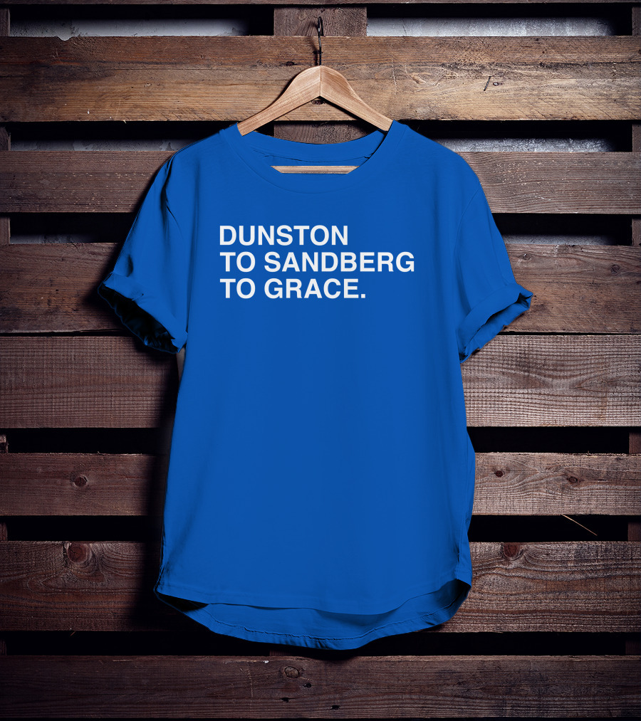 Duston To Sandberg To Grace Iconic Baseball Trio T-Shirt