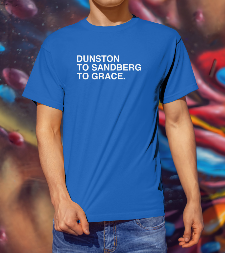 Duston To Sandberg To Grace Iconic Baseball Trio T-Shirt