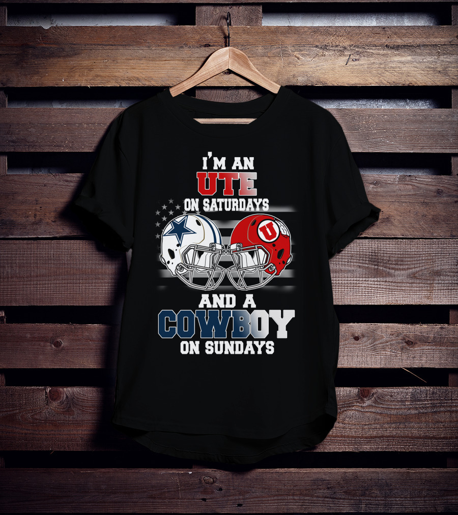 I'm An Ute On Saturdays And A Cowboy On Sundays T-Shirt
