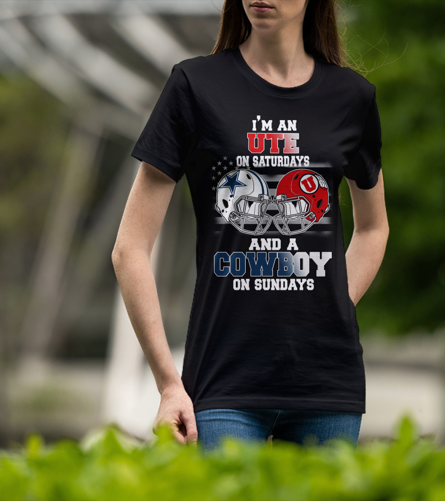 I'm An Ute On Saturdays And A Cowboy On Sundays T-Shirt