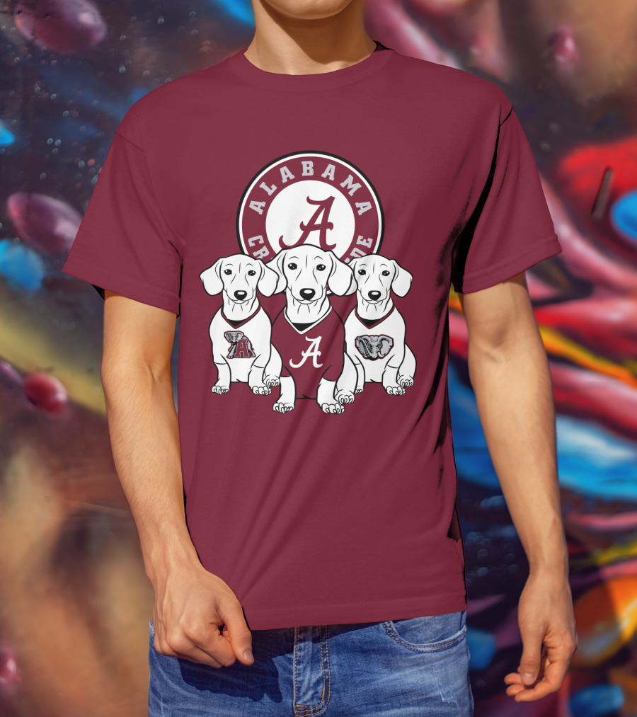 Alabama Crimson Tide Dogs T-Shirt