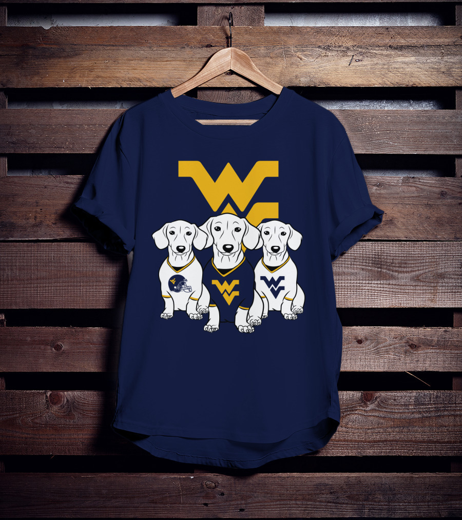 Wvu Mountaineers Dogs T-Shirt