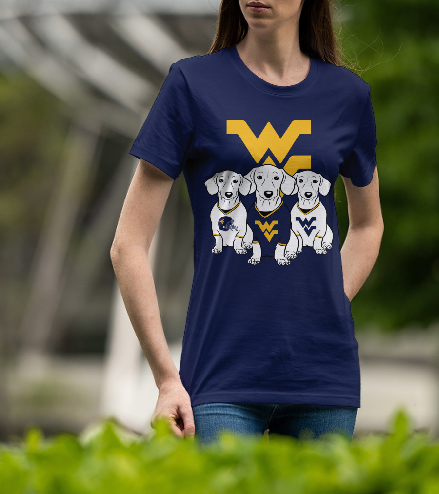 Wvu Mountaineers Dogs T-Shirt