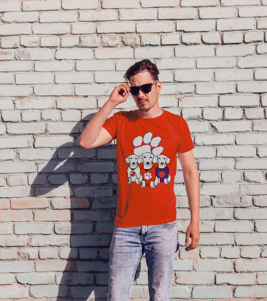Clemson Tigers Dachshund T-Shirt