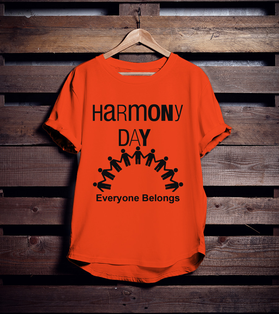 Harmony Day 21 March Everyone Belongs T-Shirt
