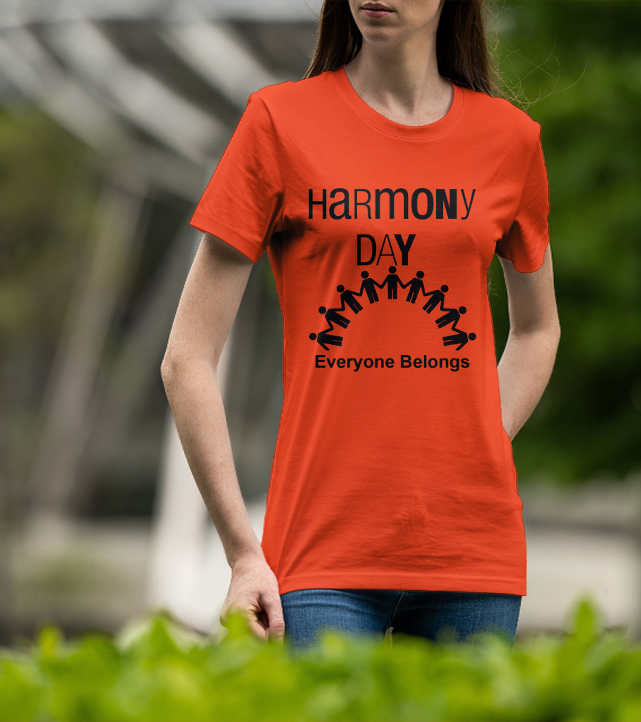Harmony Day 21 March Everyone Belongs T-Shirt