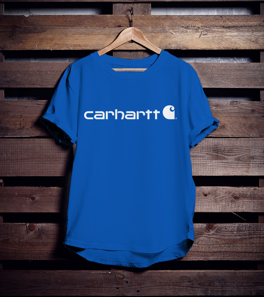Carhartt Force Delmont Signature Blue T-Shirt