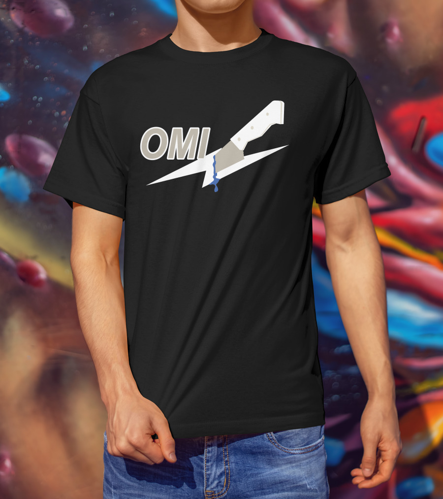 OMI Knife Stab Graphic Reloaded Merch T-Shirt