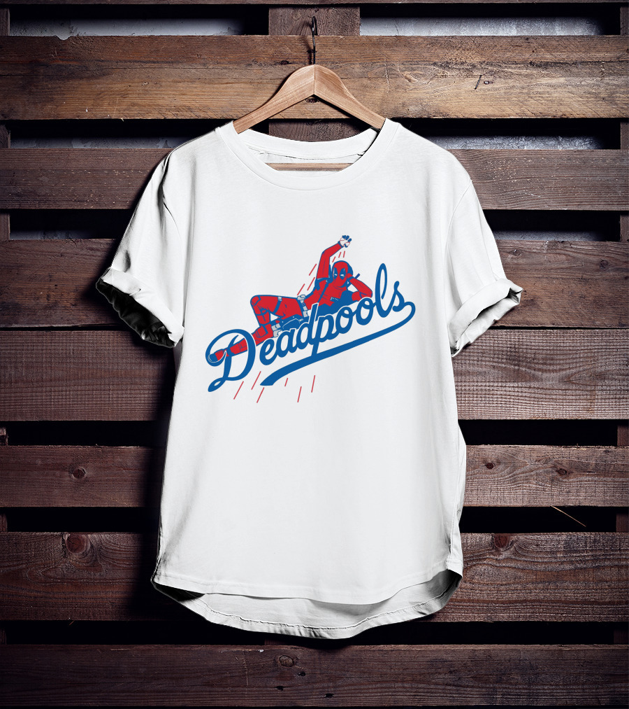 Deadpools Marvel Baseball T-Shirt