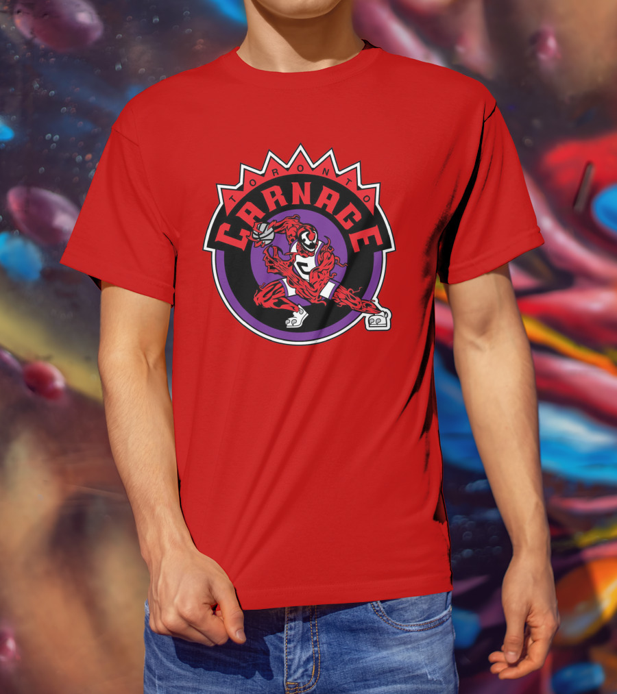 Toronto Carnage NBA Venomous Slam Dunk Apex T-Shirt
