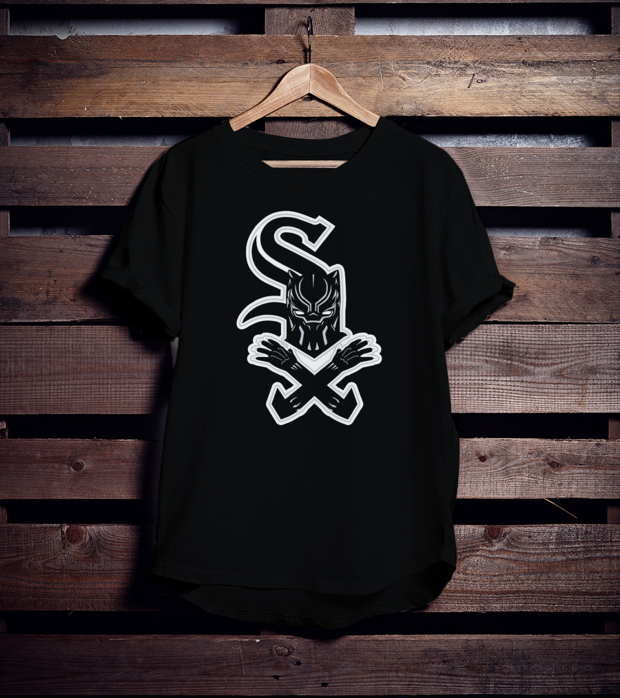 Chicago Black Panther Sox MLB Crossover T-Shirt