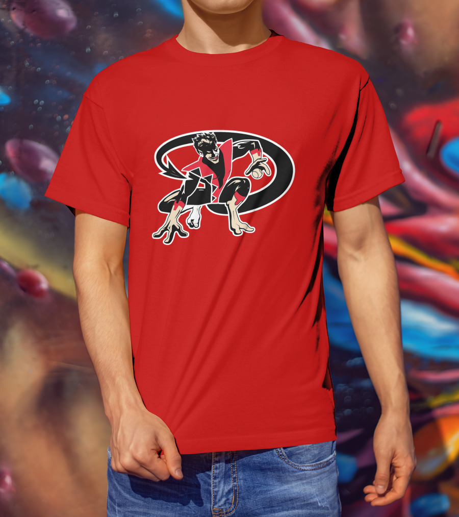 Arizona Nightcrawlers MLB Crossover With Baseball Superhero Character T-Shirt