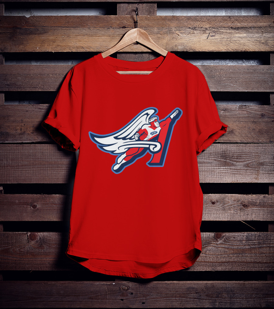 LA Archangels Superhero Wings Mlb T-Shirt