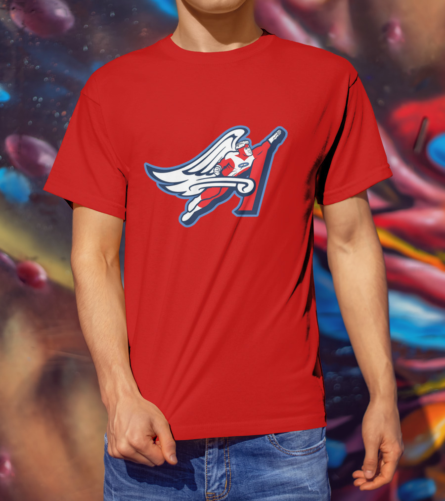 LA Archangels Superhero Wings Mlb T-Shirt