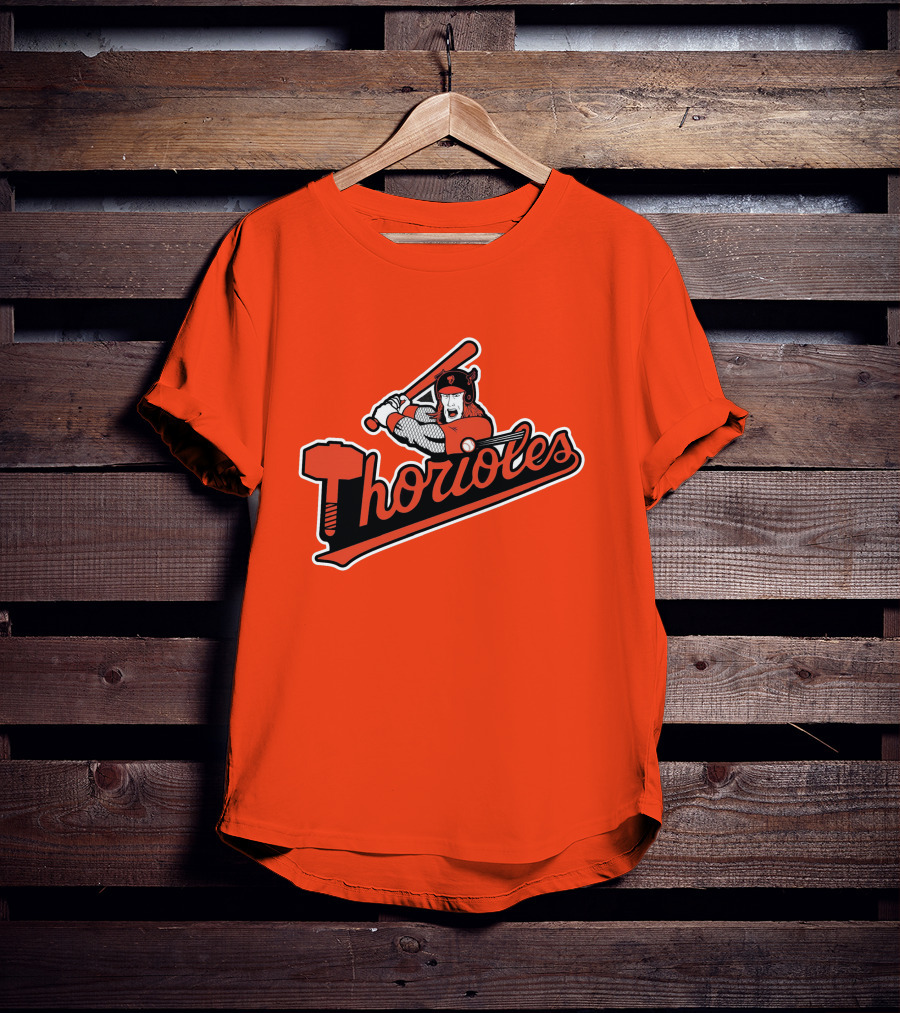 Baltimore Thorioles MLB Thor Baseball T-Shirt