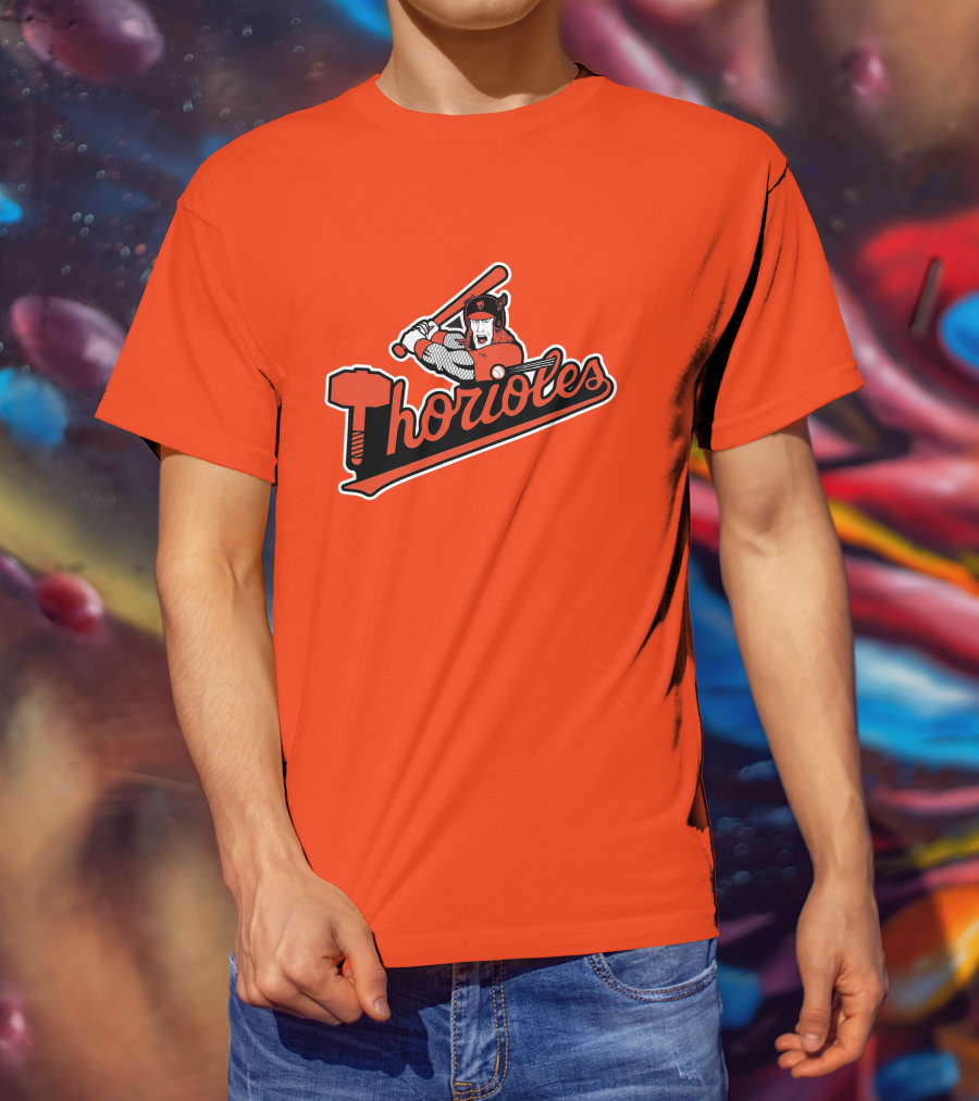 Baltimore Thorioles MLB Thor Baseball T-Shirt