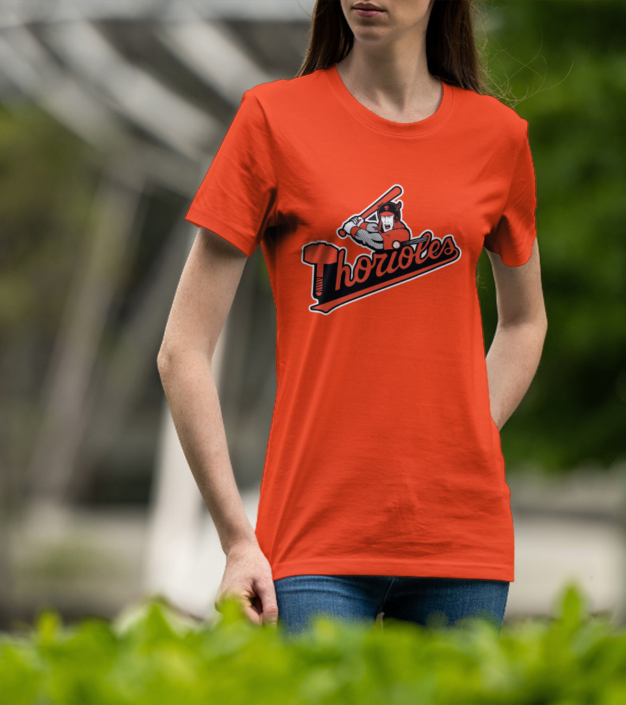 Baltimore Thorioles MLB Thor Baseball T-Shirt
